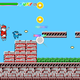 The game’s Mega Man-inspired level.